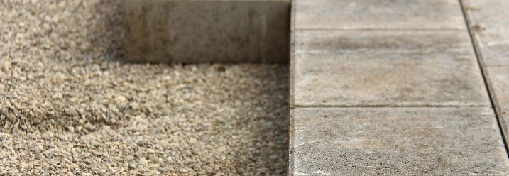 Verlegung von Terrassenplatten